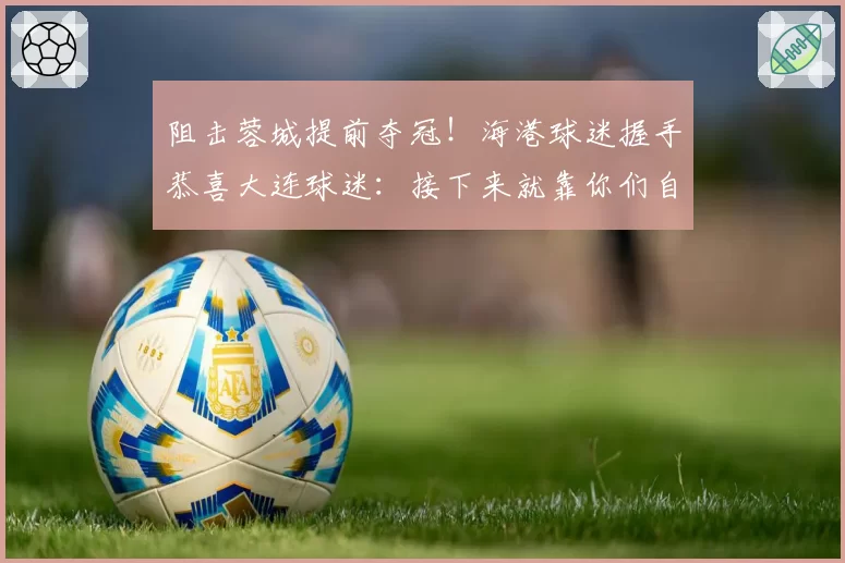 阻击蓉城提前夺冠！海港球迷握手恭喜大连球迷：接下来就靠你们自己了